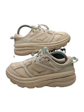 HOKA One One U Bondi Shoes Womens us8 Mens Us7 Oat Milk B3 Running Workout Gym